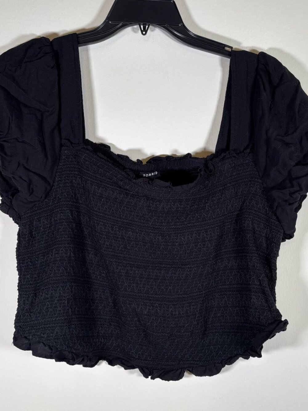 Torrid Peasant Crop Top 2X